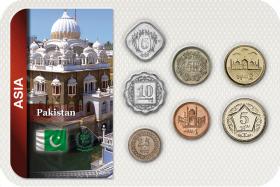 Kursmünzensatz Pakistan 