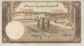 Pakistan P.13 10 Rupien (1951) U.4 (1) 