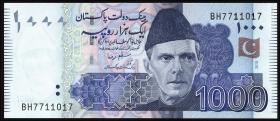 Pakistan P.50e 1000 Rupien 2010 (1) 