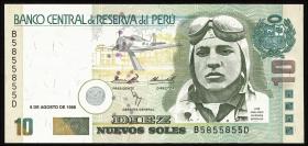 Peru P.166 10 Nuevos Soles 1998 (1) 