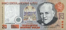 Peru P.176a 20 Nuevos Soles 2001 (1) 