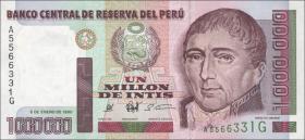 Peru P.148 1.000.000 Intis 1990 (1) 