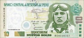 Peru P.175 10 Nuevos Soles 27.9.2001 (1) 