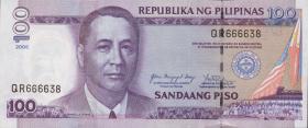 Philippinen / Philippines P.194b 100 Piso 2006 (1) 