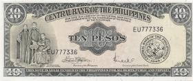 Philippinen / Philippines P.136f  10 Pesos (1949-69) (1/1-) 