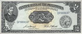 Philippinen / Philippines P.134d 2 Pesos (1949) (1) 