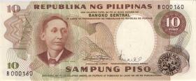 Philippinen / Philippines P.149a 10 Piso (1970) (1/1-) 