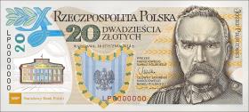 Polen / Poland P.187 20 Zlotych 2014 Gedenkbanknote  (1) 