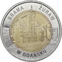 Polen 5 Zlotych 2021 Krantor Danzig 