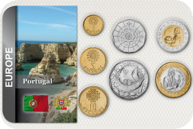 Kursmünzensatz Portugal 