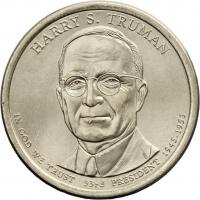 USA 1 Dollar 2015 33. Harry S. Truman 