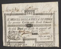 Italien - Vatikan P.S304 6 Scudi 1796 (3-) 