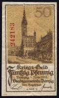 R.788: Danzig 50 Pfennig 1918 (3+) 