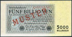 R.127M 5 Billionen Mark 1923 Muster (1/1-) 