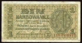 R.591: Besetzung Ukraine 1 Karbowanez 1942 (2) 