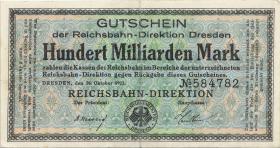 PS1179 Reichsbahn Dresden 100 Milliarden Mark 1923 (3) 