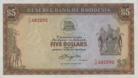 Rhodesien / Rhodesia P.40 5 Dollars 1979 (1) 