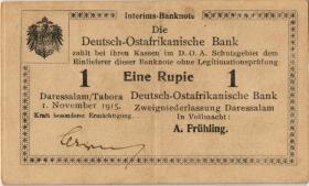 R.919b: Deutsch-Ostafrika 1 Rupie 1915 H (2) 