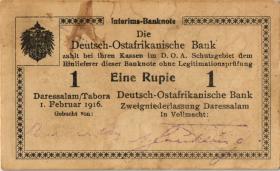 R.928l: Deutsch-Ostafrika 1 Rupie 1916 R2 (1-) 