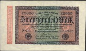 R.084c: 20000 Reichsmark 1923 (1/1-) 