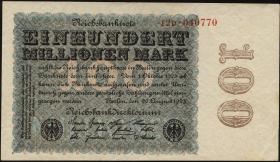 R.106f 100 Mio. Mark 1923 Firmendruck (2) 