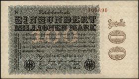 R.106i 100 Mio. Mark 1923 (1-) 