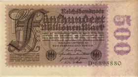 R.109a: 500 Mio. Mark 1923 Reichsdruck (2) 