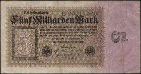 R.112a: 5 Milliarden Mark 1923 Reichsdruck  (3) 