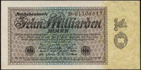 R.113a: 10 Milliarden Mark 1923 Reichsdruck (1/1-) 
