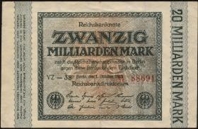 R.115a: 20 Milliarden Mark 1923 5-stellig (2) 
