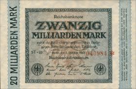 R.115Fd 20 Mrd. Mark 1923 Fehldruck (1) 