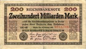 R.118g: 200 Milliarden Mark 1923 (3-) 