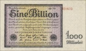 R.131d: 1 Billion Mark 1923 Firmendruck (1) 