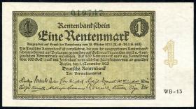 R.154b: 1 Rentenmark 1923 Firmendruck (1) 