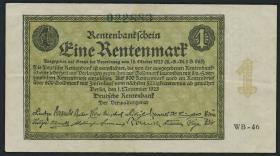 R.154b 1 Rentenmark 1923 Firmendruck (3+) 
