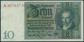 R.173a: 10 Reichsmark 1929 (1/1-) 