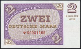 R.318b 2 Deutsche Mark (1967) Ersatznote (1) 