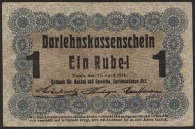 R.459c: Besetzung Russland 1 Rubel 1916 (3) 