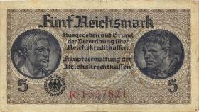 R.553a:  5 Reichsmark (1939) Reichskreditkasse (3) 
