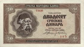R.603: Serbien 20 Dinara 1941 (1) 