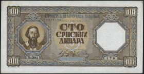 R.611: Serbien 100 Dinara 1943 (2) 