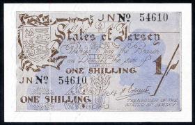 R.657d: Jersey 1 Shilling 5-stellig (1-) 