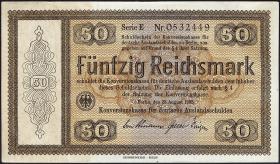 R.704a: Konversionskasse 50 Reichsmark 1933 (1-) 