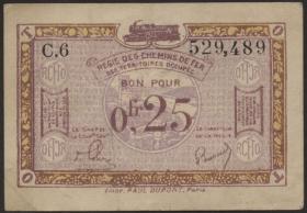 R.857a: Rheinland 0,25 Franc (1923) (3) 