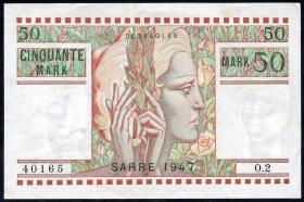 R.871: Saarland 50 Mark 1947 (2) 003840165 