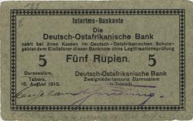 R.910d: Deutsch-Ostafrika 5 Rupien 1915 C (4) 