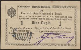 R.916j: Deutsch-Ostafrika 1 Rupie 1915 (1-) 