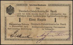 R.916u: Deutsch-Ostafrika 1 Rupie 1915 (2) 