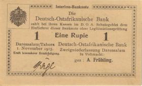 R.918c: 1 Rupie 1915 F (1) Unterschrift Häge 