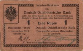 R.922b: Deutsch-Ostafrika 1 Rupie 1915 H (3) 